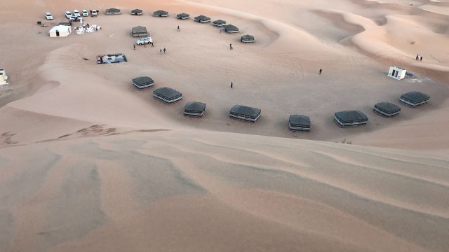 A camp site in Empty Quarter Salalah