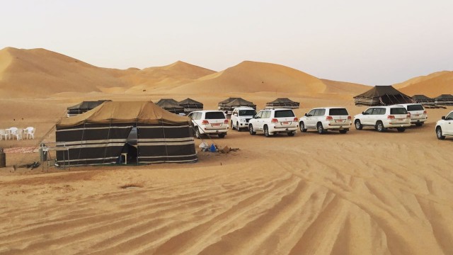 Camping style in Empty Quarter Salalah